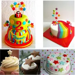 کاتر فشاری شیرینی پزی بهگز مدل ستاره مجموعه 5 عددی