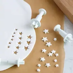 کاتر فشاری شیرینی پزی بهگز مدل ستاره مجموعه 5 عددی