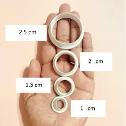 کاتر فشاری شیرینی پزی بهگز مدل دایره مجموعه 5 عددی