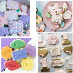 کاتر و قالب شیرینی پزی کوکی بهگز مدل حاشیه چهار گوش