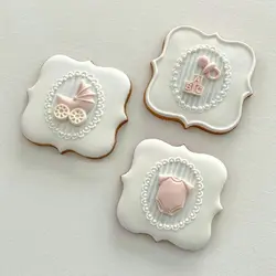 کاتر و قالب شیرینی پزی کوکی بهگز مدل حاشیه چهار گوش