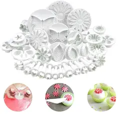 کاتر فشاری شیرینی پزی مدل گل مینا مجموعه 4 عددی