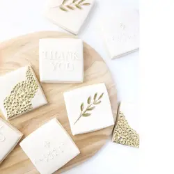 کاتر دو طرفه شیرینی پزی بهگز مدل مربع مجموعه 5 عددی