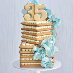 کاتر دو طرفه شیرینی پزی بهگز مدل مربع مجموعه 5 عددی