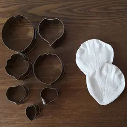 ست کاتر و وینر فوندانت بهگز مدل گل رز مجموعه 9 عددی