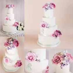 ست کاتر و وینر فوندانت بهگز مدل گل رز مجموعه 9 عددی