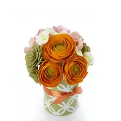 ست کاتر و وینر فوندانت بهگز مدل گل رز مجموعه 9 عددی