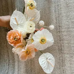 کاتر و وینر فوندانت بهگز مدل گل آنتریوم مجموعه 3 عددی