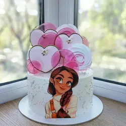 تاپر و ابزار تزیین کیک بهگز مدل گیسو بلند