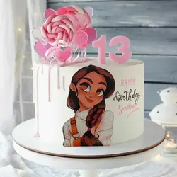 تاپر و ابزار تزیین کیک بهگز مدل گیسو بلند