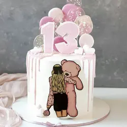 ابزار و تاپر تزیین کیک بهگز مدل عروسک تدی