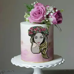 ابزار و تاپر تزیین کیک بهگز مدل فرشته مهربان