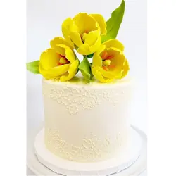 ست وینر و کاتر فوندانت بهگز مدل گل لاله مجموعه 3 عددی