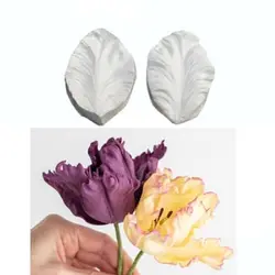 ست وینر و کاتر فوندانت بهگز مدل گل لاله مجموعه 3 عددی