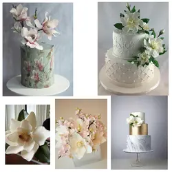 ست کاتر و وینر فوندانت بهگز مدل گل مگنولیا مجموعه 8 عددی