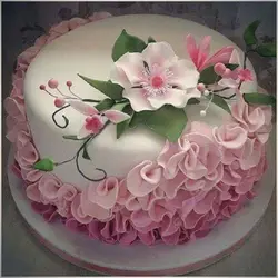 ست کاتر و وینر فوندانت بهگز مدل گل ختمی مجموعه 6 عددی