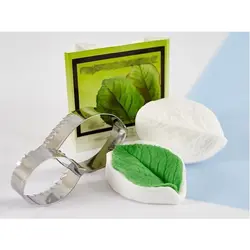 کاتر و وینر فوندانت بهگز مدل برگ گل رز مجموعه 4 عددی