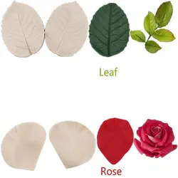 کاتر و وینر فوندانت بهگز مدل برگ گل رز مجموعه 4 عددی