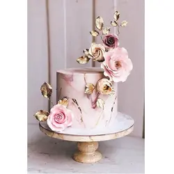 کاتر و وینر فوندانت بهگز مدل برگ گل رز مجموعه 4 عددی