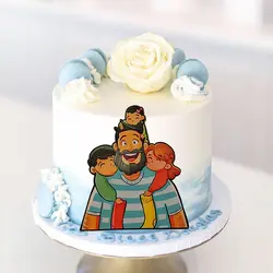 تاپر و ابزار تزیین کیک بهگز مدل عشق پدری