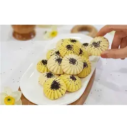 ست مهر و ابزار حکاکی شیرینی برنجی مجموعه 3 عددی