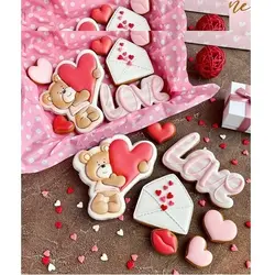 کاتر شیرینی پزی بهگز مدل خرس قلبی