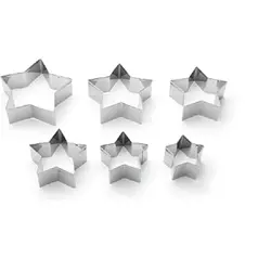 کاتر شیرینی پزی مدل ستاره مجموعه 6 عددی