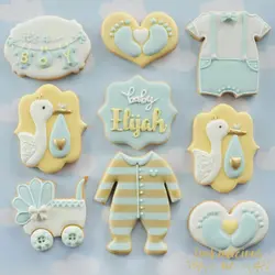 کاتر شیرینی پزی و کوکی بهگز مدل حاشیه و رامپر مجموعه 2 عددی