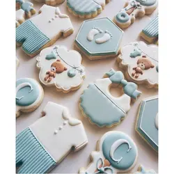 کاتر شیرینی پزی و کوکی بهگز مدل حاشیه و رامپر مجموعه 2 عددی