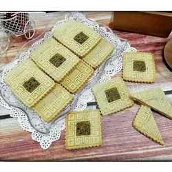 مهر و کاتر شیرینی پزی بهگز مدل کتیبه مجموعه 2 عددی