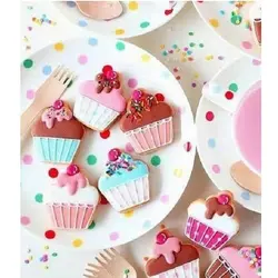 کاتر شیرینی پزی و کوکی بهگز مدل کیک بستنی مجموعه 2 عددی