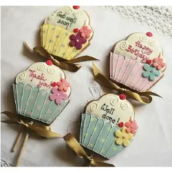 کاتر شیرینی پزی و کوکی بهگز مدل کیک بستنی مجموعه 2 عددی