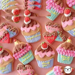 کاتر شیرینی پزی و کوکی بهگز مدل کیک بستنی مجموعه 2 عددی