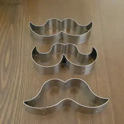 کاتر شیرینی پزی بهگز مدل سبیل مجموعه 3 عددی