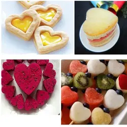 کاتر و قالب شیرینی پزی بهگز مدل قلب مجموعه 7 عددی