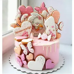 کاتر و قالب شیرینی پزی بهگز مدل قلب مجموعه 7 عددی