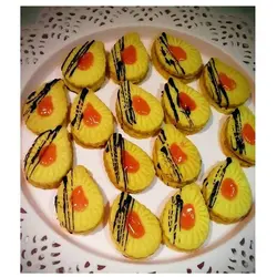 مهر و کاتر شیرینی پزی بهگز مدل بته جقه مجموعه 2 عددی