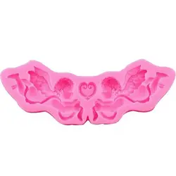 مولد و قالب سیلیکونی فوندانت بهگز مدل فرشته 2 تایی