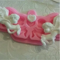 مولد و قالب سیلیکونی فوندانت بهگز مدل فرشته 2 تایی