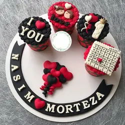 کاتر شیرینی پزی و پانچ بهگز طرح تقویم عددی مجموعه 2 عددی