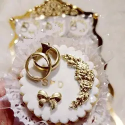 مولد و قالب فوندانت سورنا طرح حاشیه گل و پاپیون کد 905