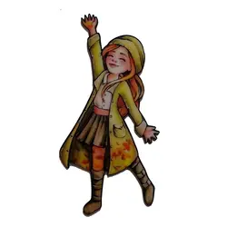 تاپر تزیین کیک به گز مدل پاییزان