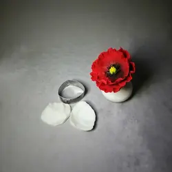 ست وینر و کاتر بهگز مدل گل شقایق مجموعه 3 عددی