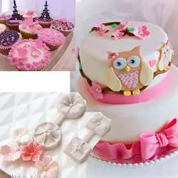 ست کاتر وینر و قالب سیلیکونی بهگز مدل شکوفه چهار پر مجموعه 2 عددی