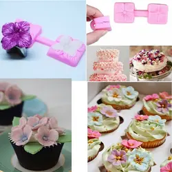 ست کاتر وینر و قالب سیلیکونی بهگز مدل شکوفه چهار پر مجموعه 2 عددی