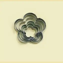 کاتر شیرینی پزی بهگز مدل Flowers مجموعه 6 عددی