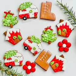 کاتر شیرینی پزی بهگز مدل Flowers مجموعه 6 عددی