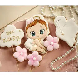 کاتر شیرینی پزی بهگز مدل Flowers مجموعه 6 عددی