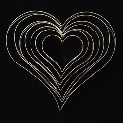 کاتر شیرینی پزی بهگز مدل Hearts مجموعه 7 عددی