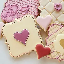 کاتر شیرینی پزی بهگز مدل Hearts مجموعه 7 عددی